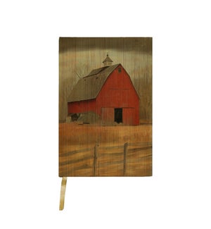 Red Barn With Fence Journal